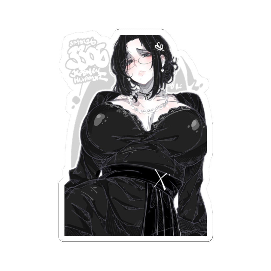 3304 - 黑 / black v1 Stickers