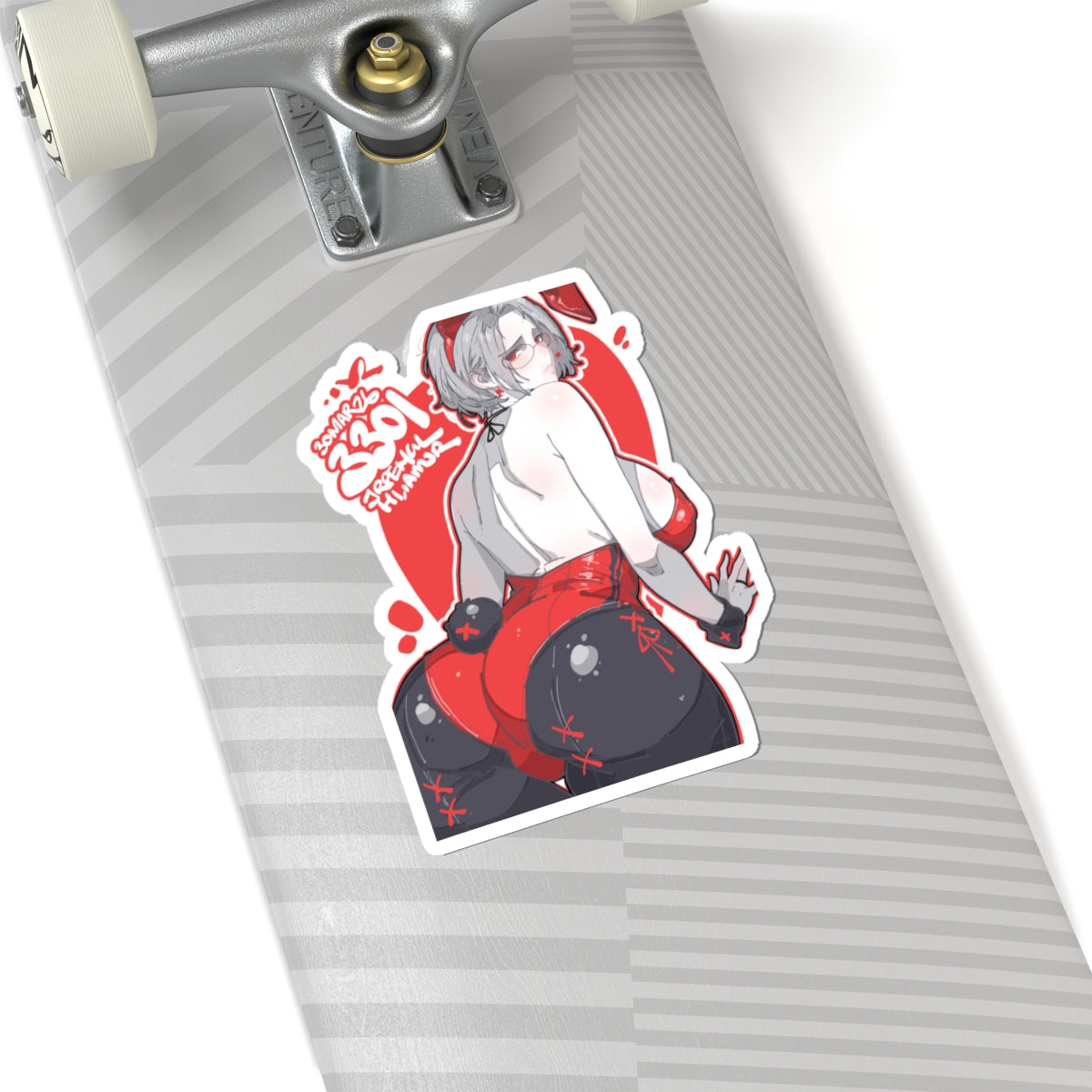 3301 - 红 / red v1 Stickers