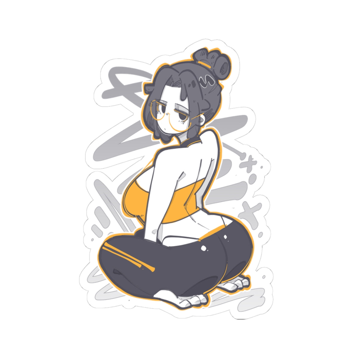 2904 - 黄 / yellow Stickers