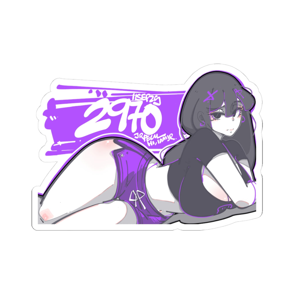 2970 - 紫 / purple Stickers