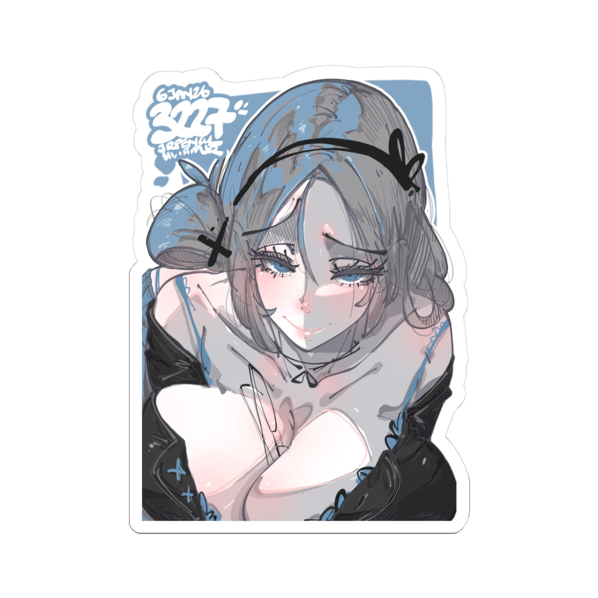 3227 - 蓝 / blue v1 Stickers