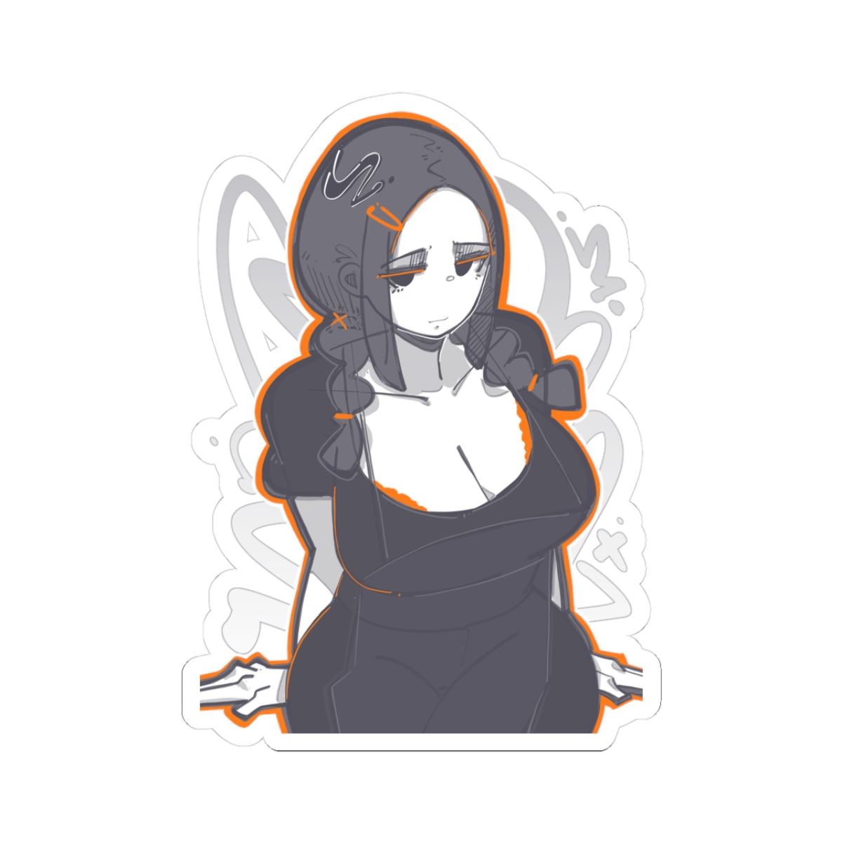 2913 - 橙 / orange Stickers