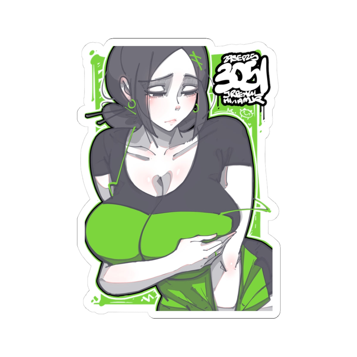 3051 - 绿 / green Stickers