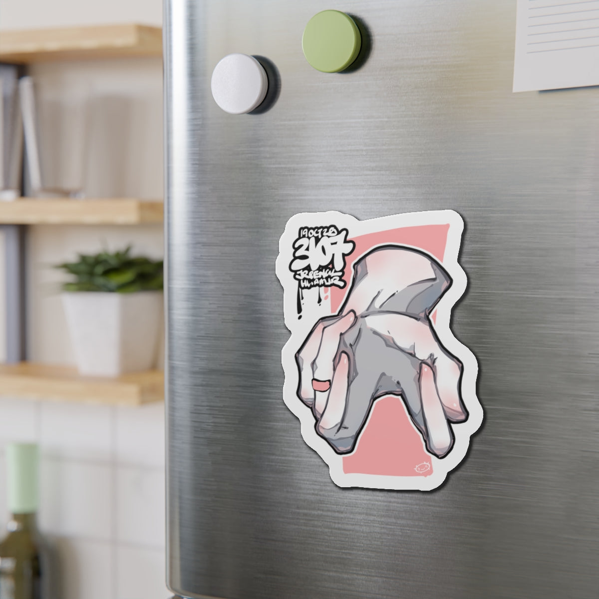 3107 - 手 / hand Magnets