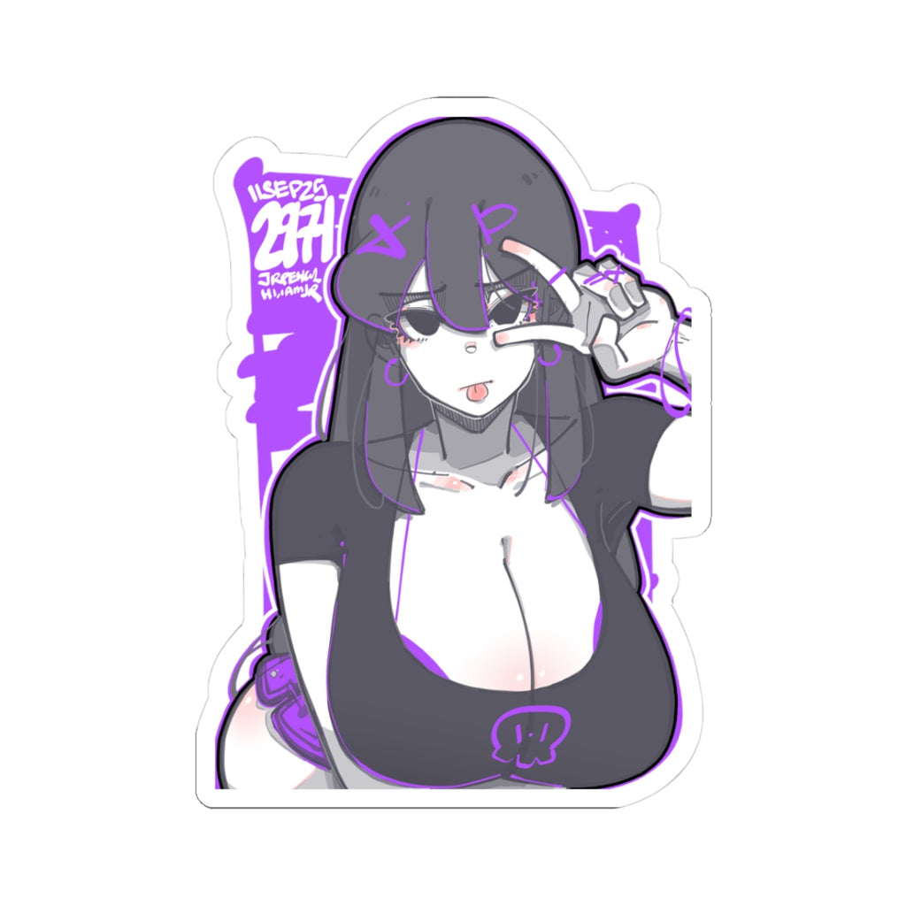 2971 - 紫 / purple Stickers