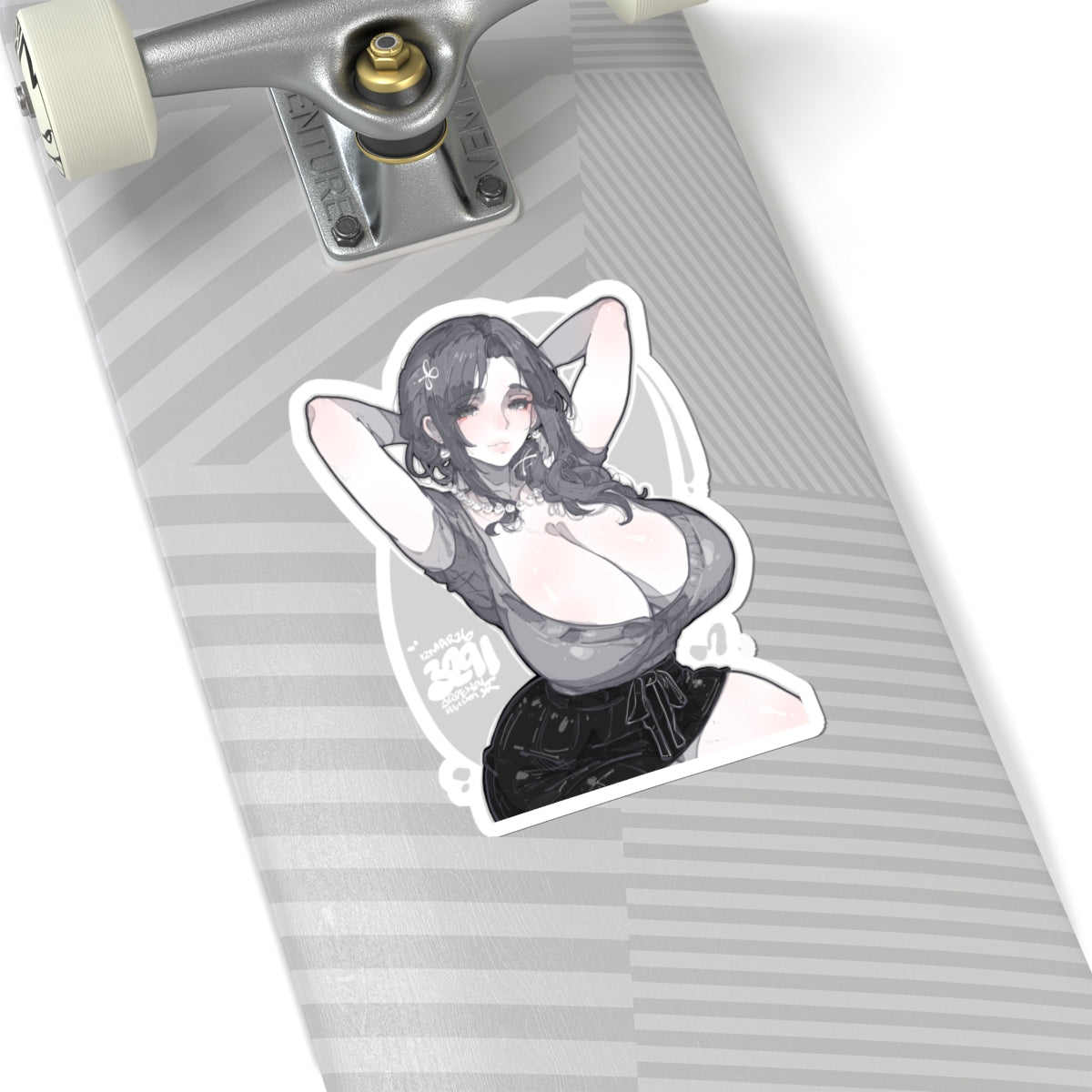 3291 - 灰 / grey v1 Stickers