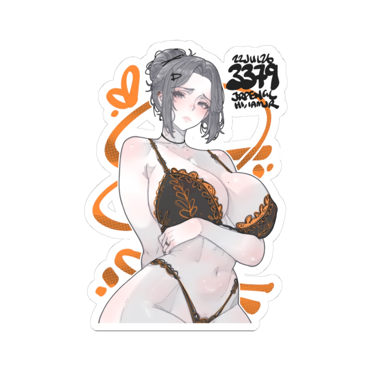 3379 - 橙 / Orange v2 Stickers