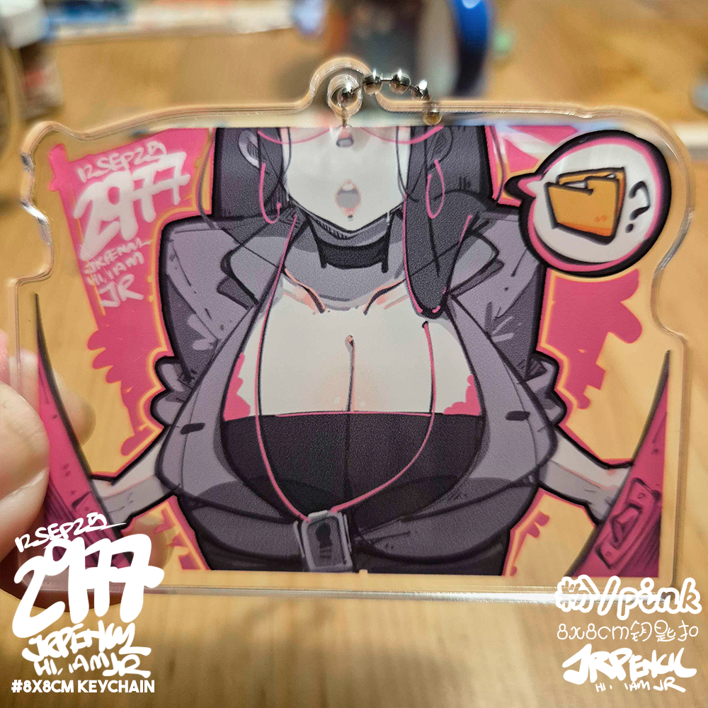 2977 - 粉 / pink Keychains
