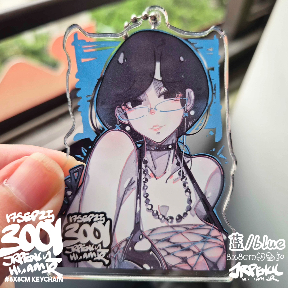 3001 - 蓝 / blue Keychains