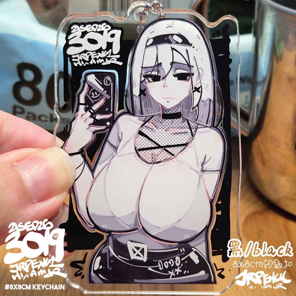 3019 - 黑 / black Keychains