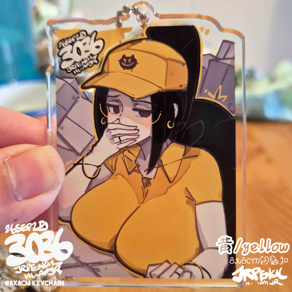 3036 - 黄 / yellow Keychains
