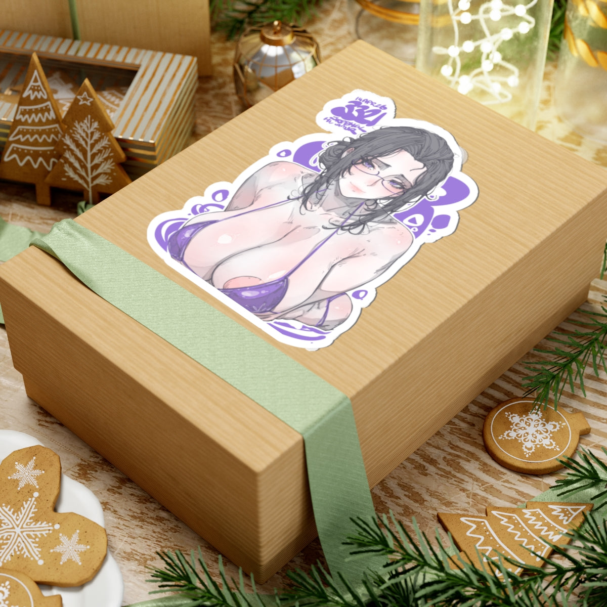 3321 - 紫/ purple v2 Stickers