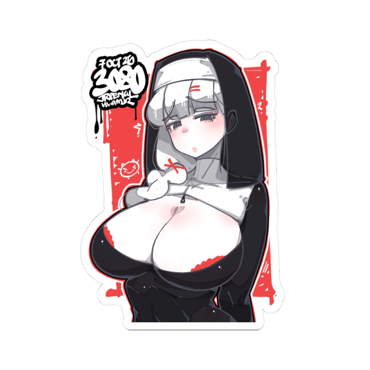 3080 - 红 / red Stickers