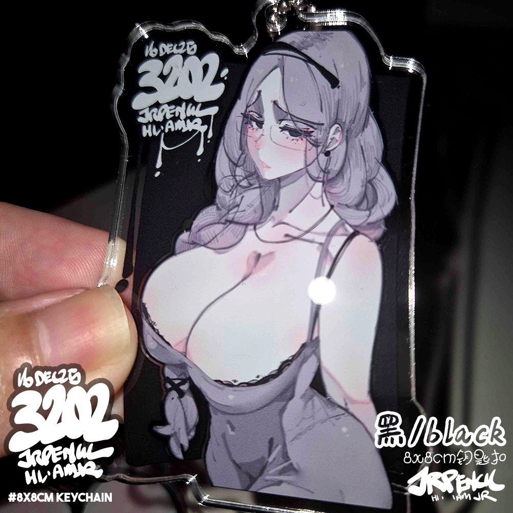 3202 - 黑 / black Keychains