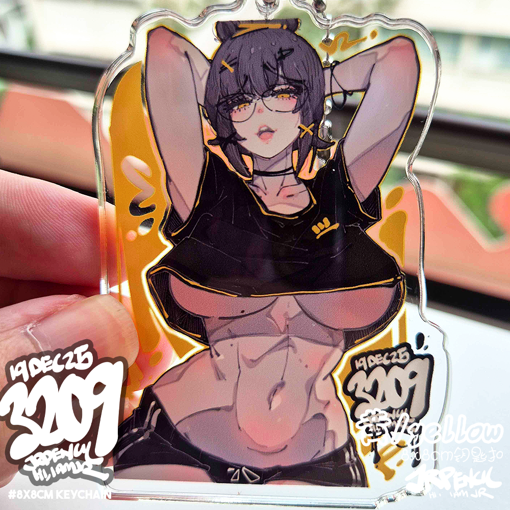 3209 - 黄 / yellow Keychains
