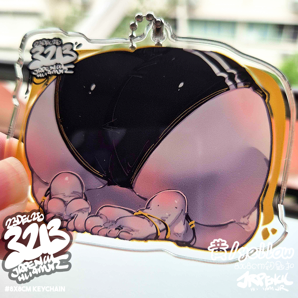 3213 - 黄 / yellow Keychains