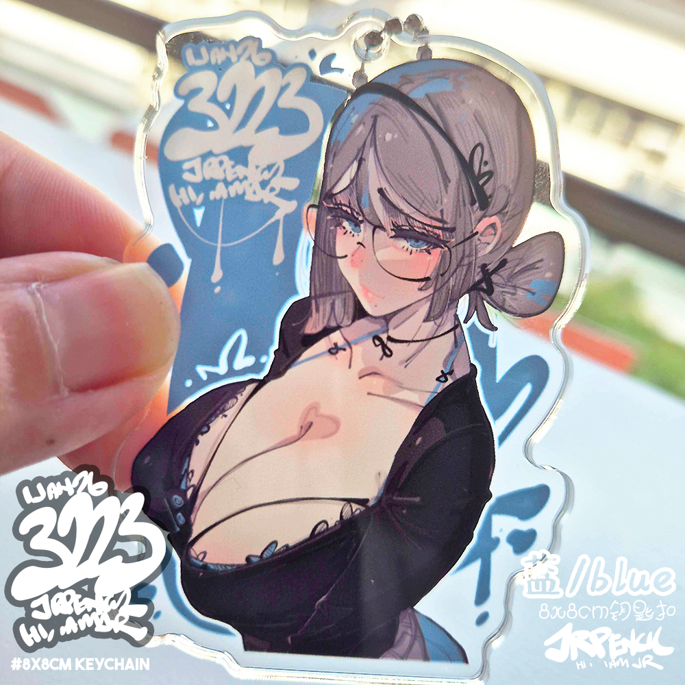 3223 - 蓝 / blue Keychains