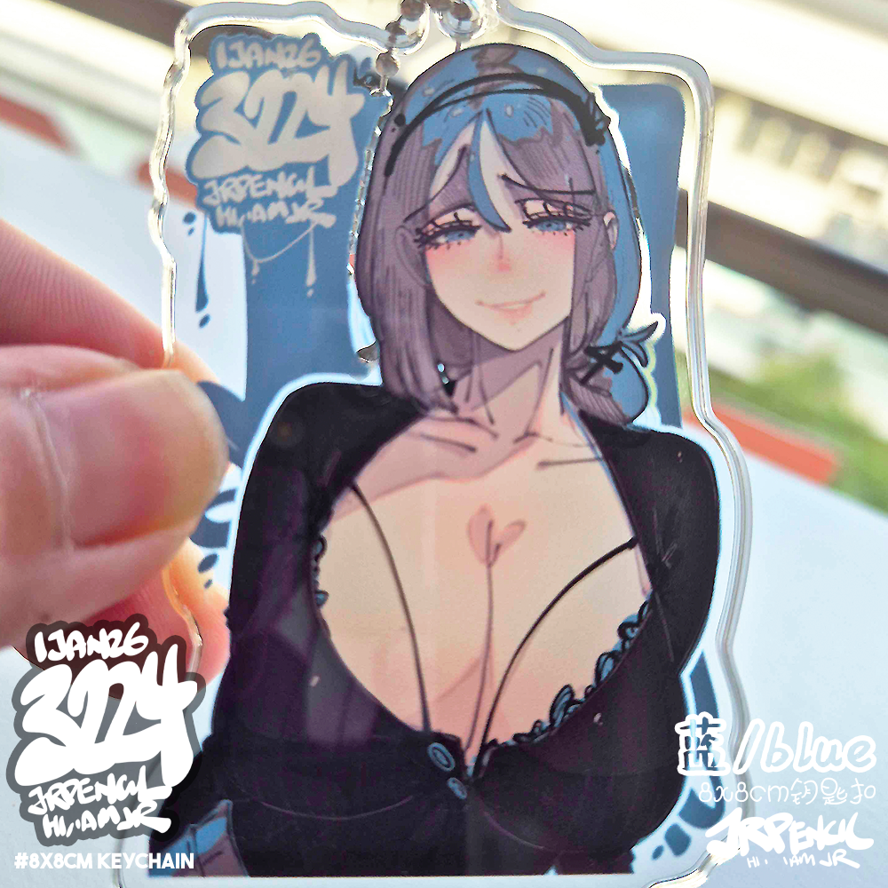 3224 - 蓝 / blue Keychains