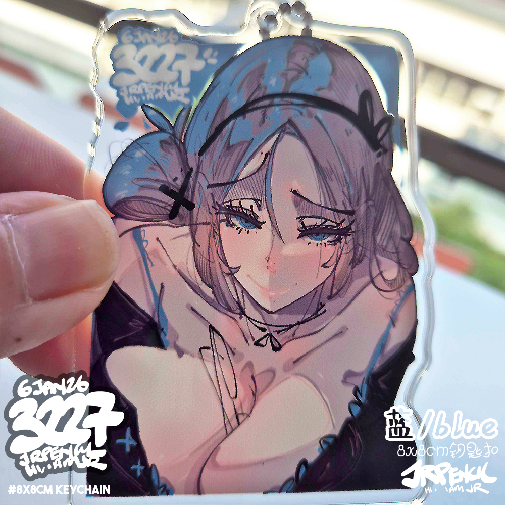 3227 - 蓝 / blue Keychains