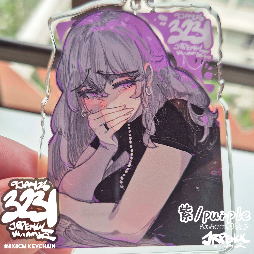 3231 - 紫 / purple Keychains