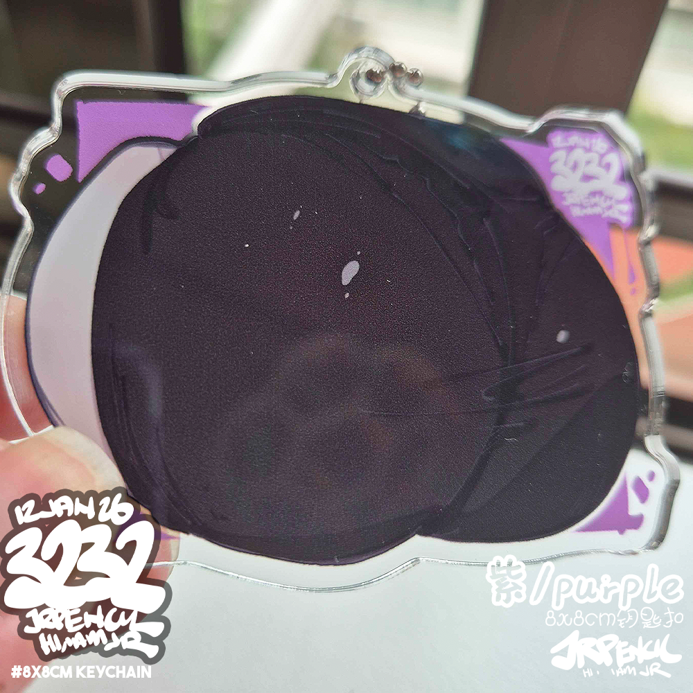 3232 - 紫 / purple Keychains