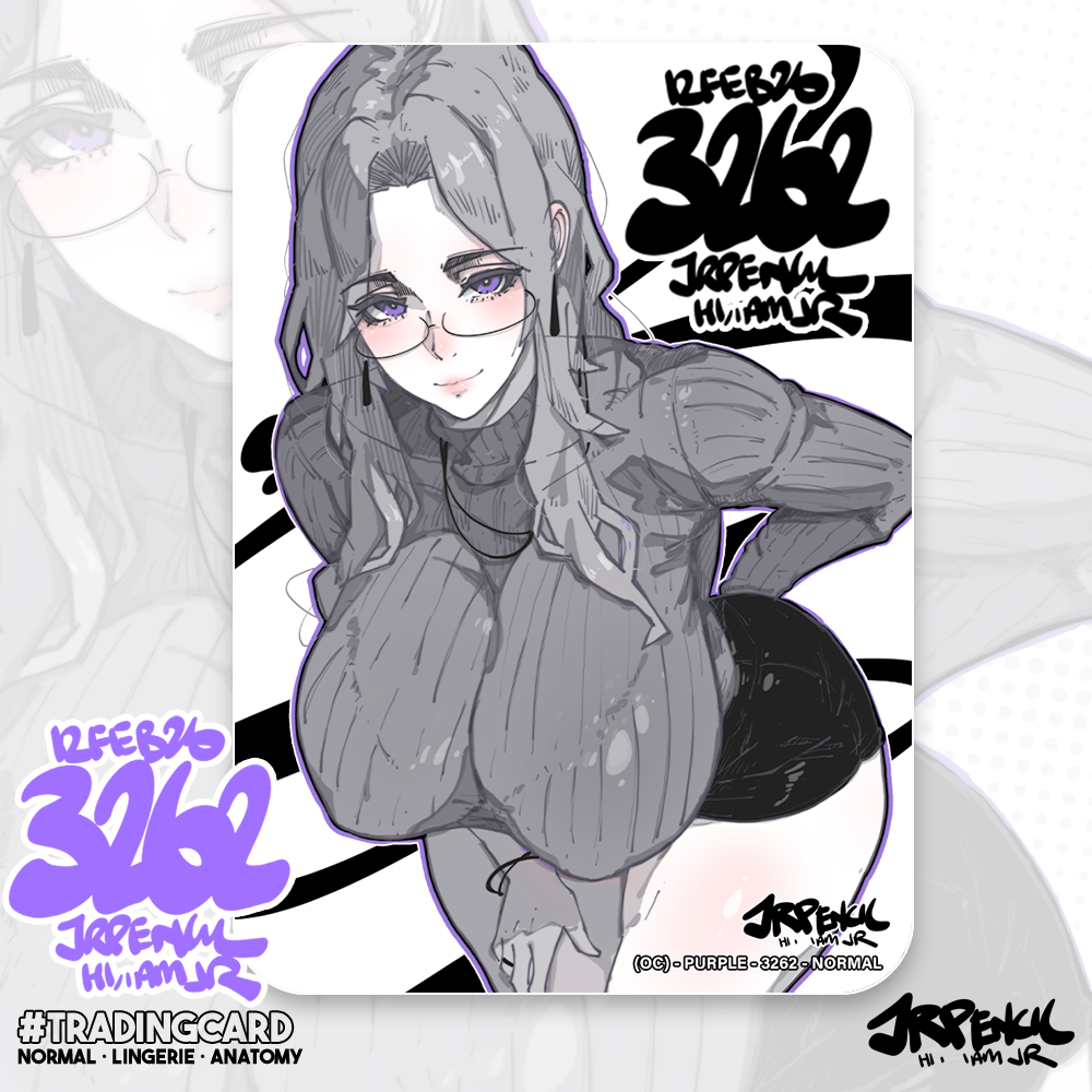 3262 - 紫 / Purple Trading Cards