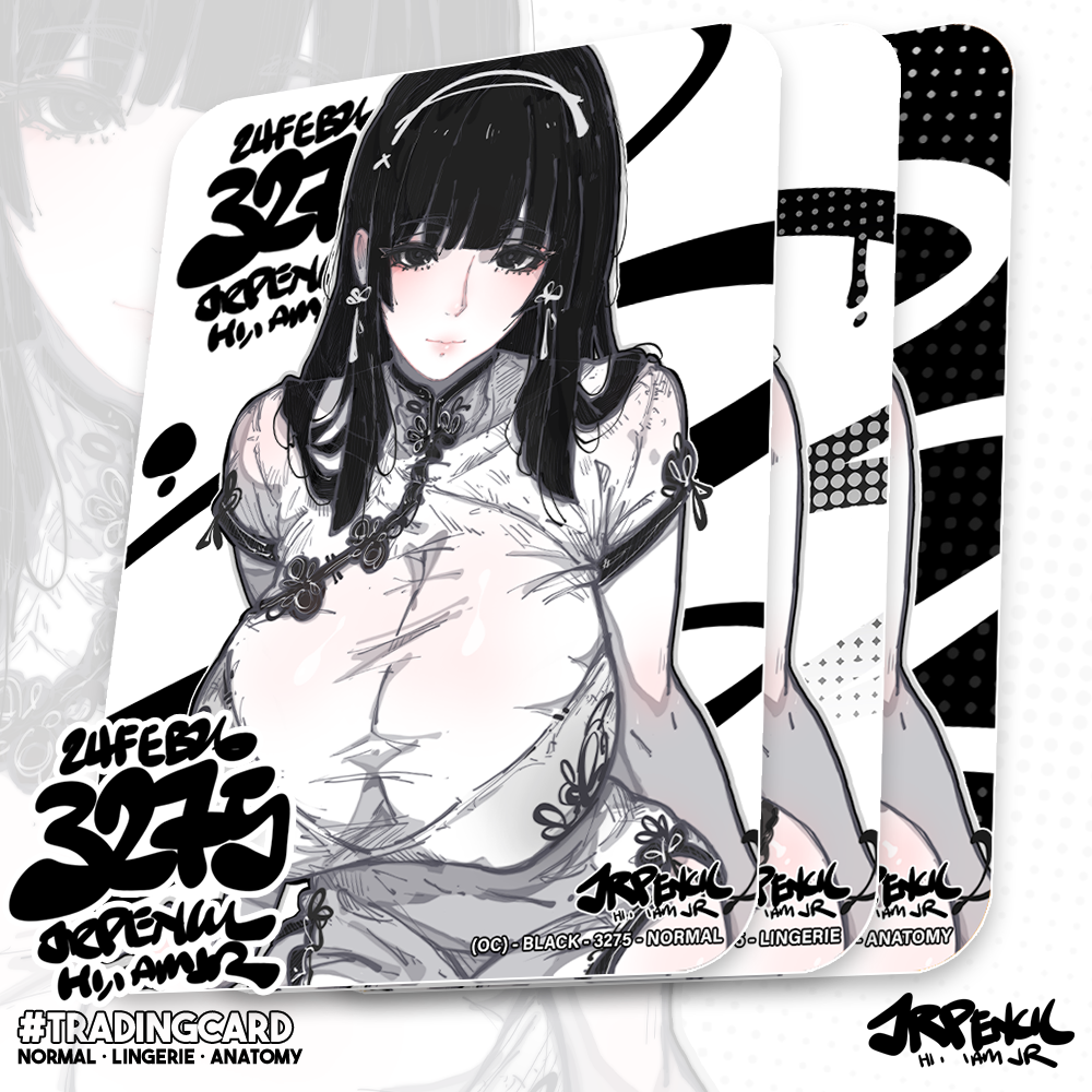 3275 - 黑 / Black Trading Cards