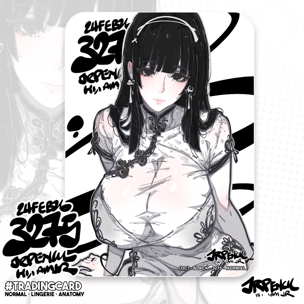 3275 - 黑 / Black Trading Cards