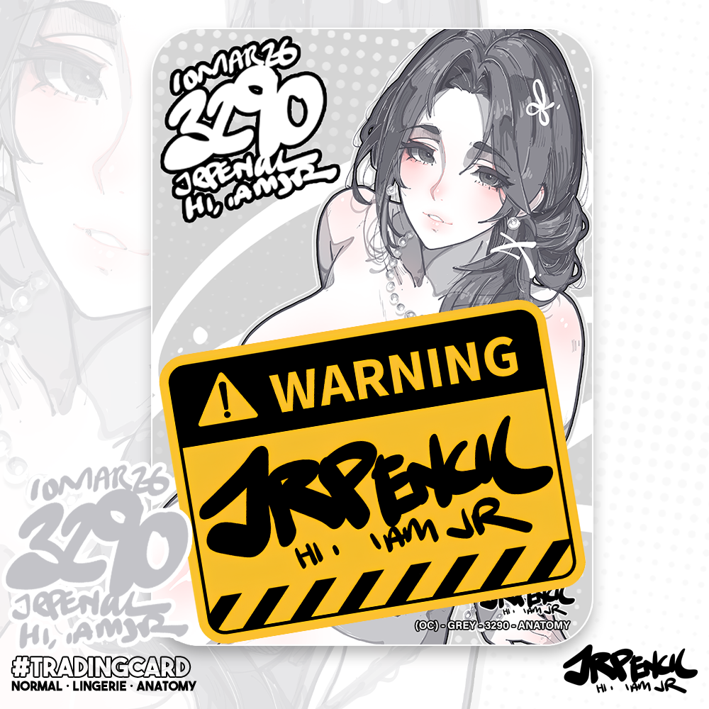3290 - 灰 / Grey Trading Cards