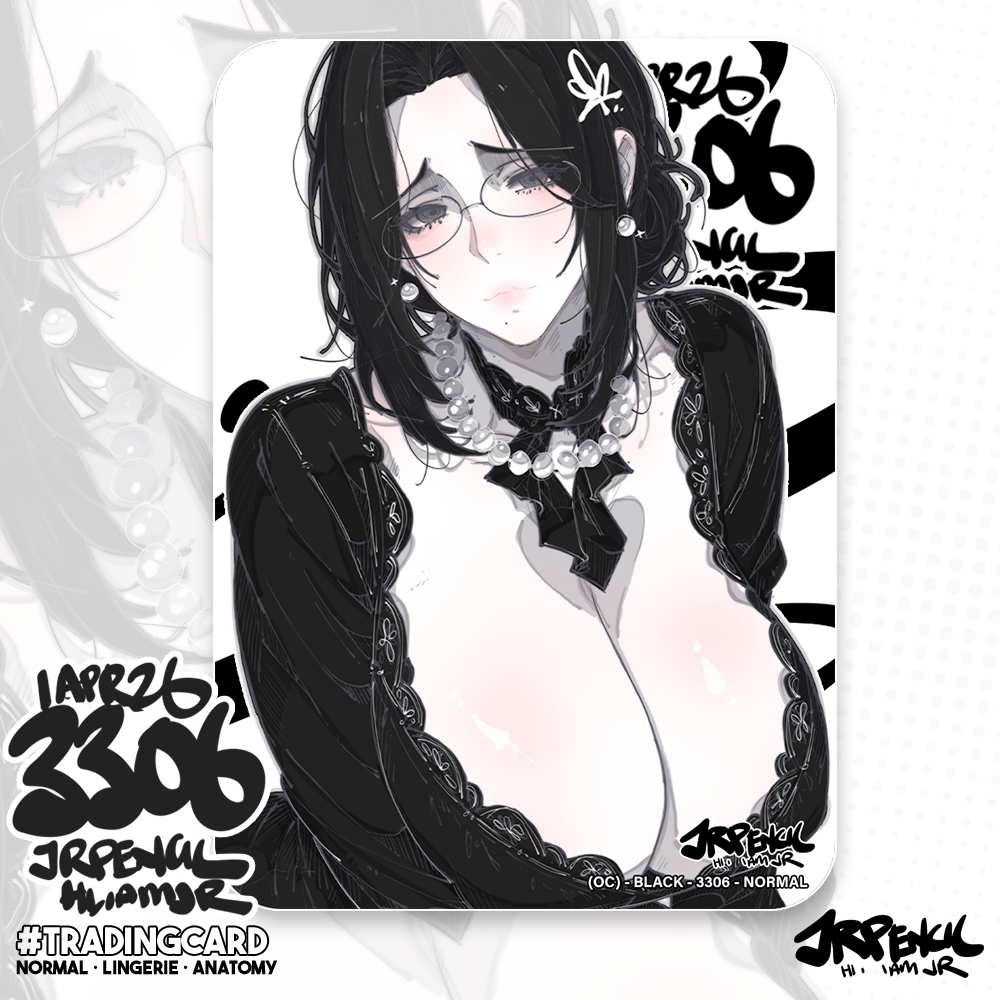 3306 - 黑 / Black Trading Cards