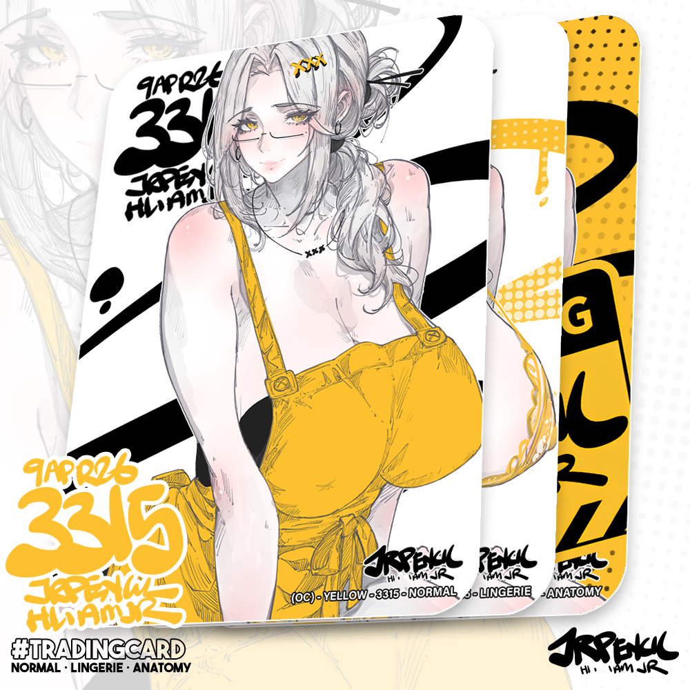 3315 - 黄 / Yellow Trading Cards