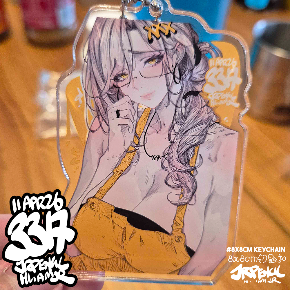 3317 - 黄 / yellow Keychains