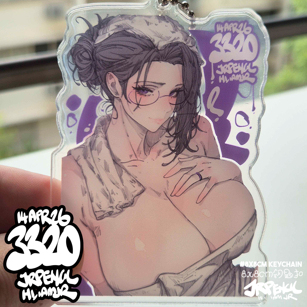 3320 - 紫 / purple Keychains