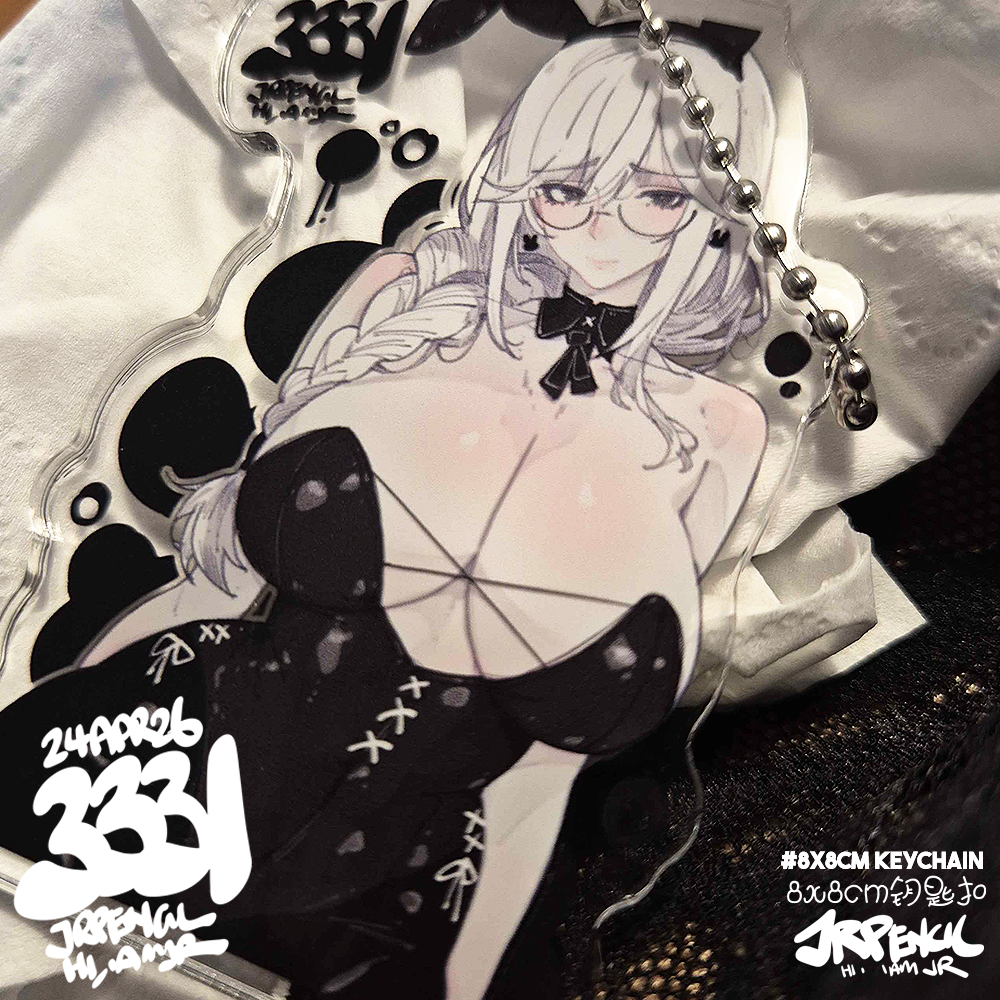 3331 - 黑 / black Keychains