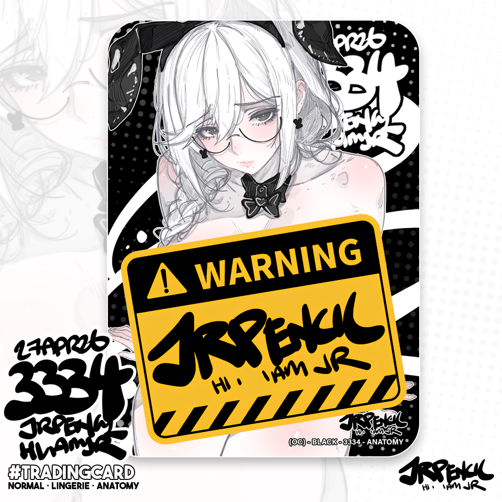 3334 - 黑 / Black Trading Cards
