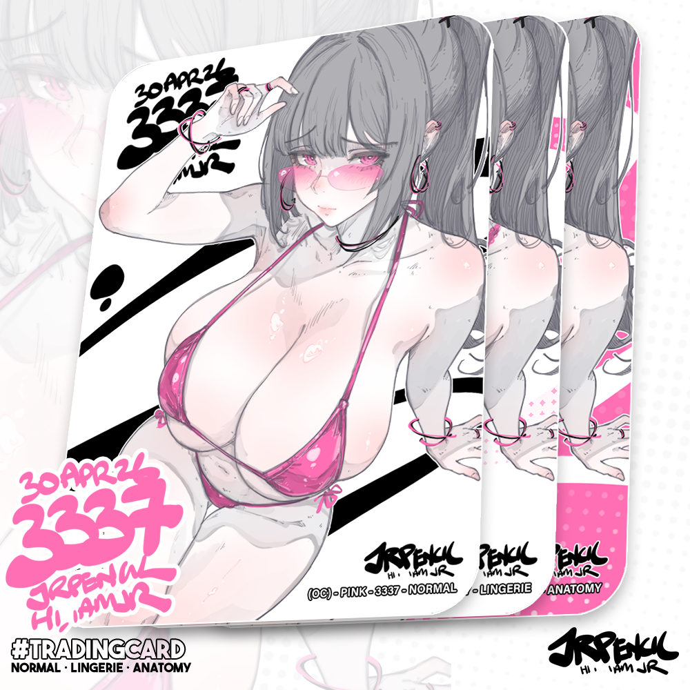 3338 - 粉 / Pink Trading Cards