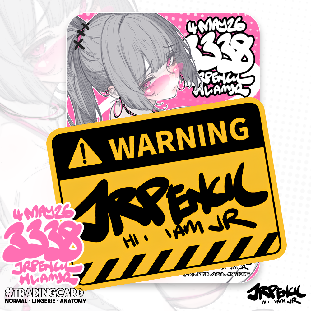 3338 - 粉 / Pink Trading Cards