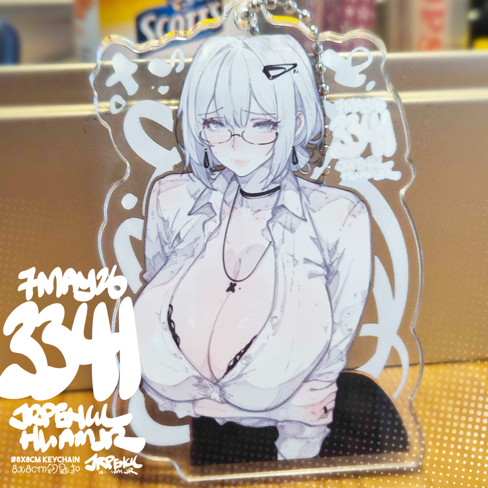 3341 - 灰 / grey Keychains