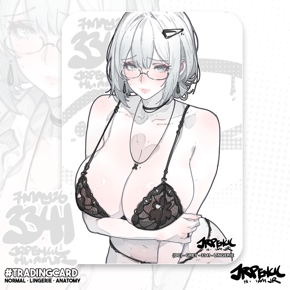 3341 - 灰 / Grey Trading Cards