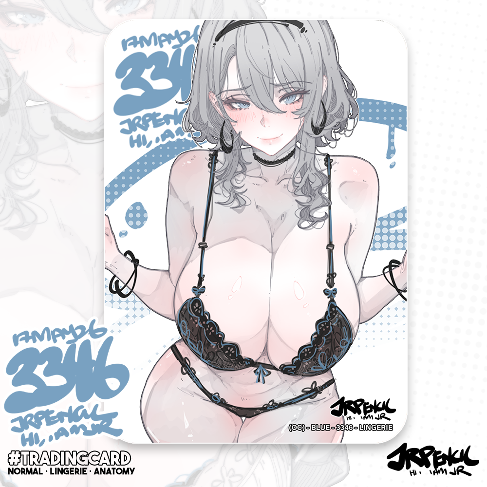 3346 - 蓝 / Blue Trading Cards