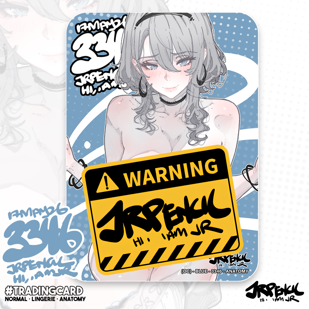 3346 - 蓝 / Blue Trading Cards