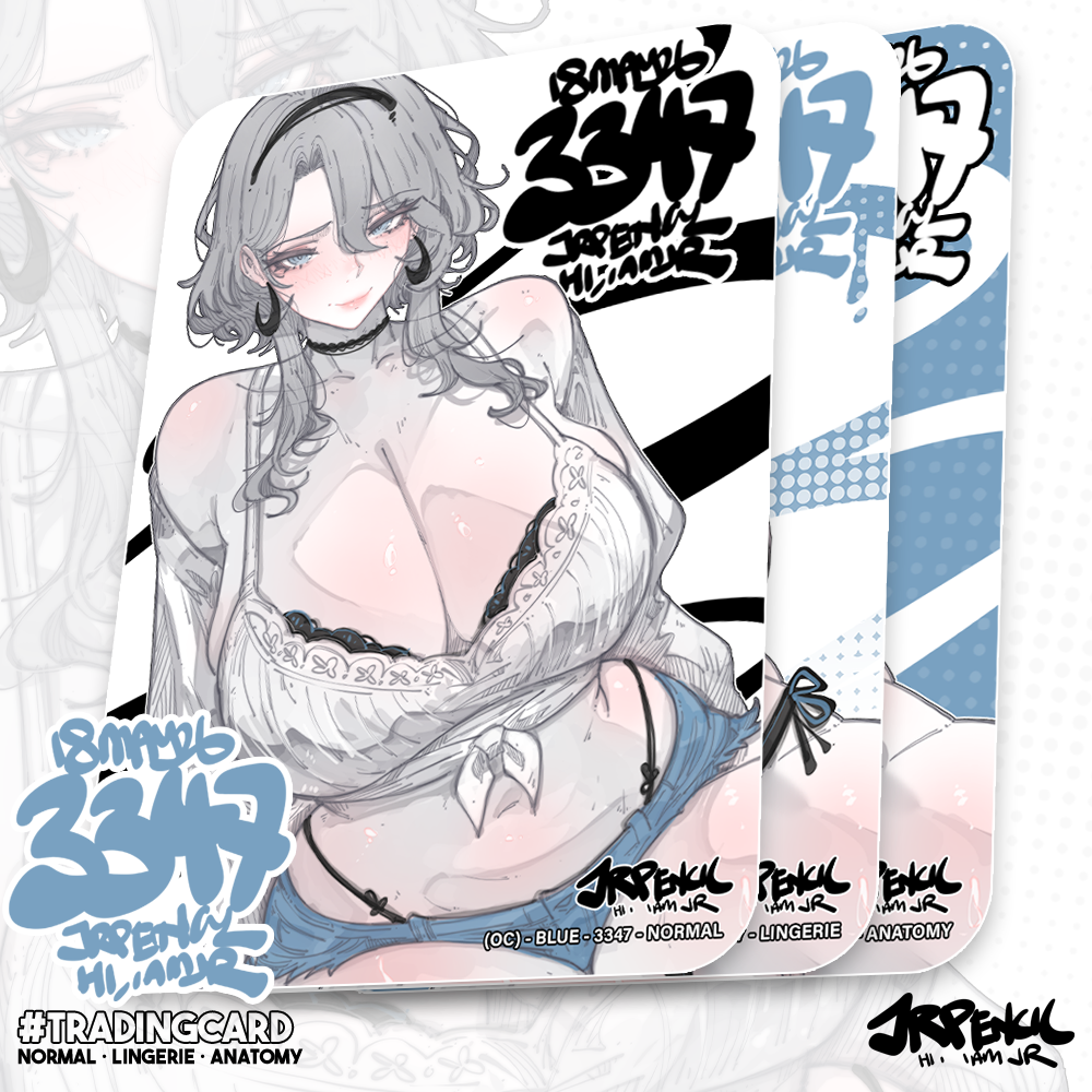 3347 - 蓝 / Blue Trading Cards