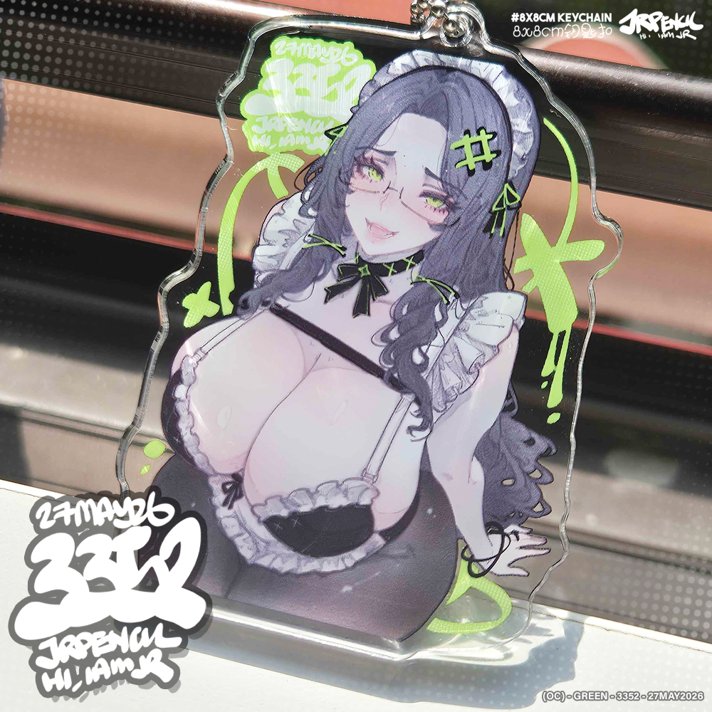 3352 - 绿 / green Keychains
