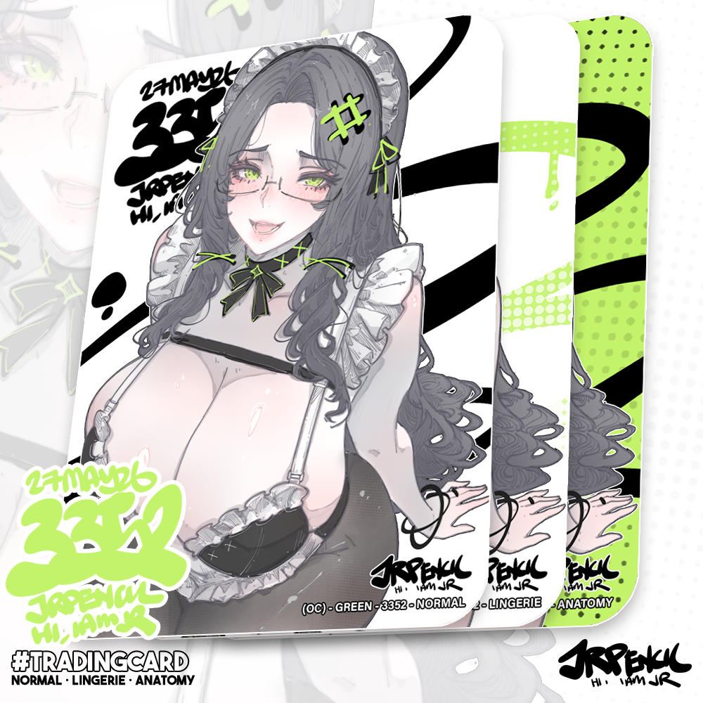 3352 - 绿 / Green Trading Cards