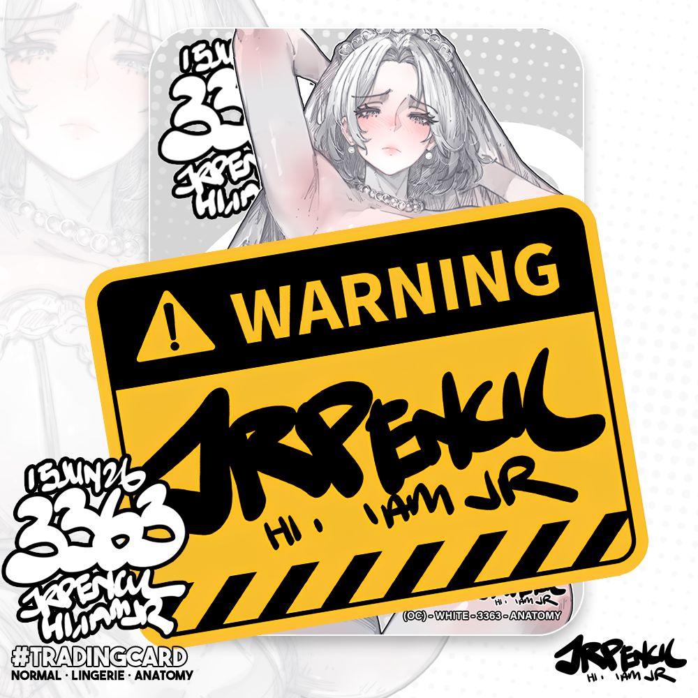 3363 - 白 / White Trading Cards