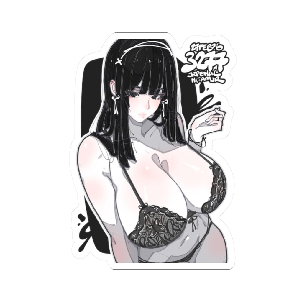 3277 - 黑 / black v2 Stickers