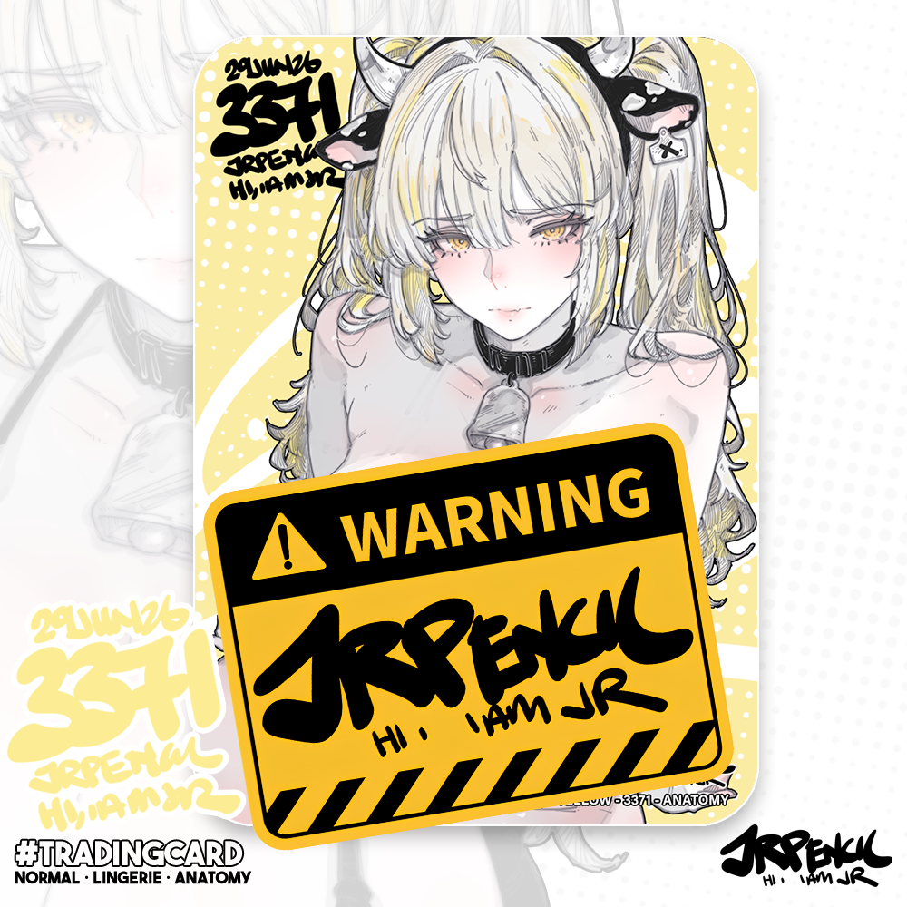 3371 - 黄 / Yellow Trading Cards