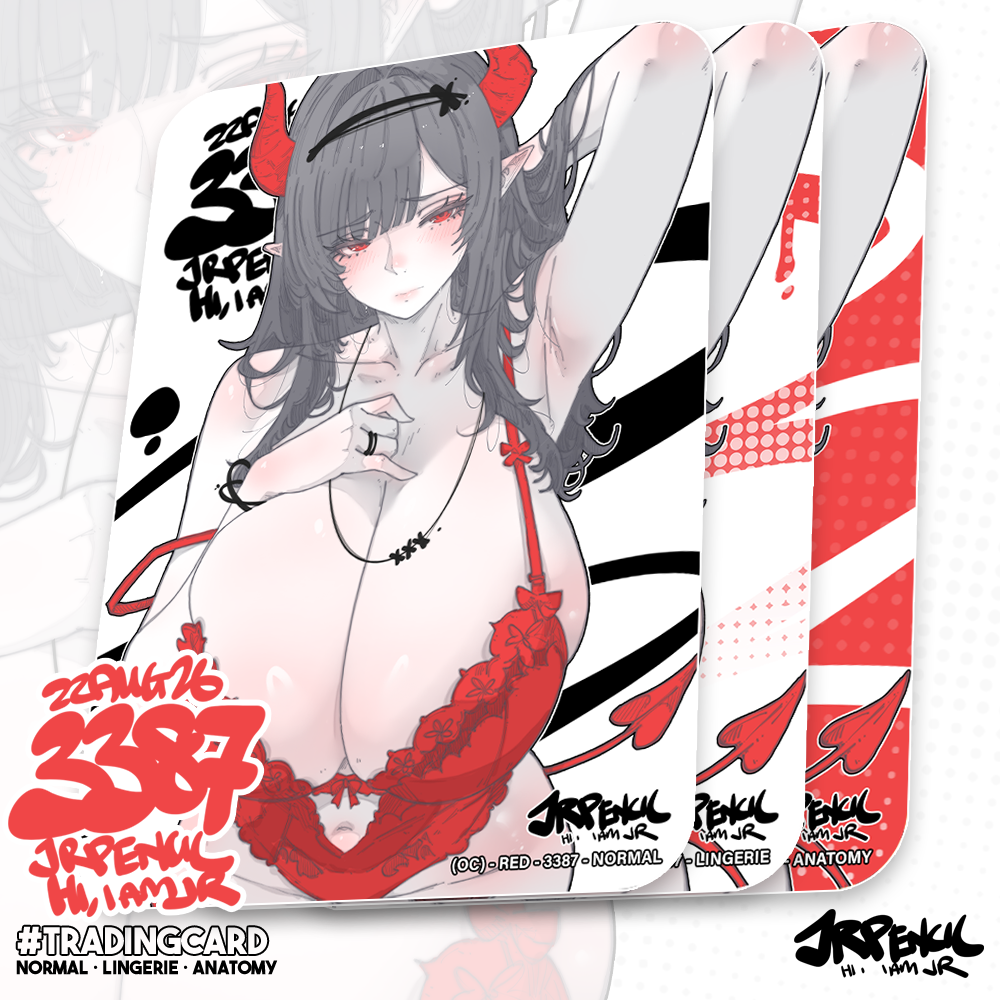 3387 - 红 / Red Trading Cards