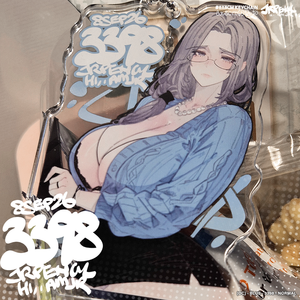 3398 - 蓝 / Blue Keychains