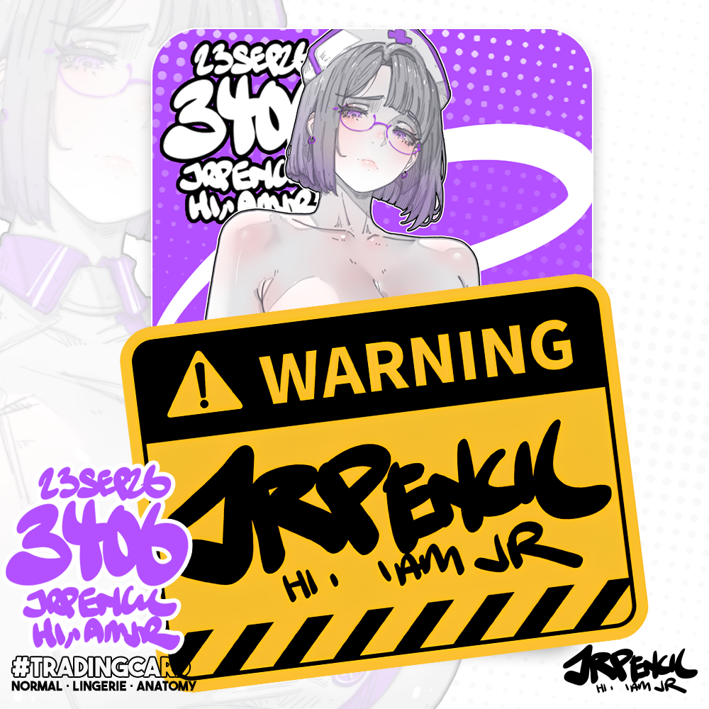 3406 - 紫 / Purple Trading Cards